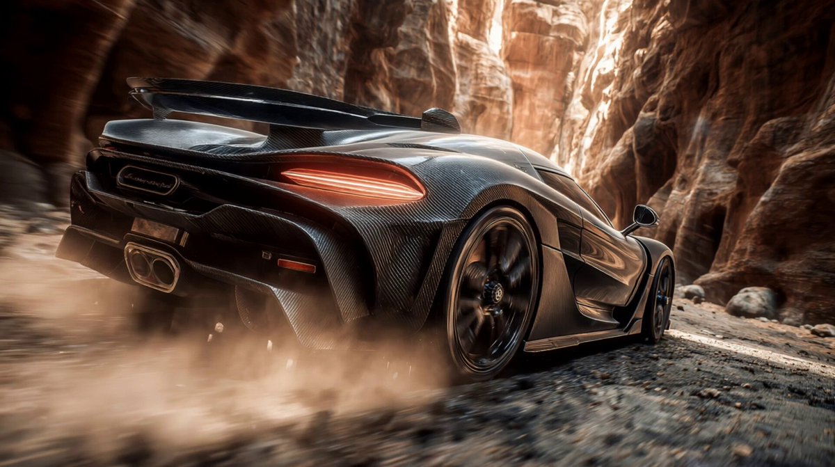 Hypercar Desert Canyon Chase: High-Speed AI Image to Video Animation